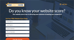 Desktop Screenshot of freewebsitescore.com